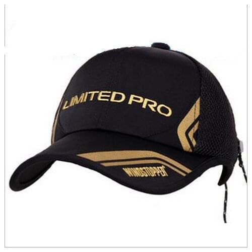 2021 Premium Men Adjustable Fishing Sunscreen Caps Sport Baseball Fishermen Hat Cap Black Special Bucket Hat With Letter Cap