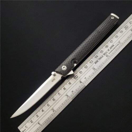 EDIEU Version M390 Folding Knives 5Cr13 Blade ABS Handle Outdoor Tactical Camping Survival Pocket Knife Utility EDC Tools