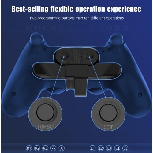 Replacement Paddles For PS4 Controller Back Button Attachment For Dualshock4 Gamepad Rear Extension Keys
