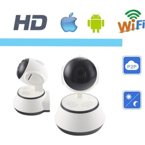 OUERTECH Wide Angle View WIFI Two Way Audio Security Surveillance 720P Home Smart WIFI Camera Baby Monitor