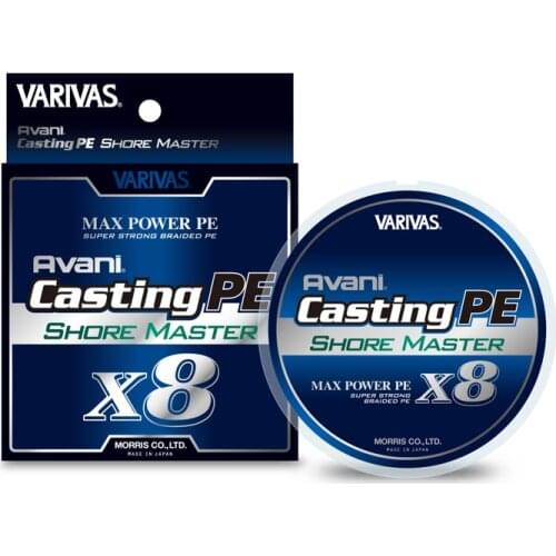 VARIVAS AVANI LIGHT GAME SUPER PREMIUM PE X4 #0.2(5lb) #0.3(6.5lb) #0.4(8.5lb) - 150m