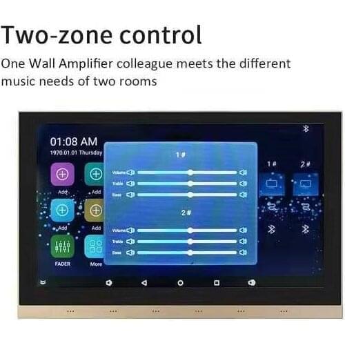 10 Inch Background Music System Audio Surround Sound Quad Core Digital Stereo Home Theater