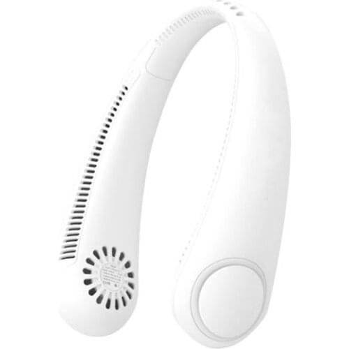 2021 New Mini Bladeless Fan Portable Neck Fan 2400mAh USB Rechargeable Fan Mute Sports Fans For Home Outdoor