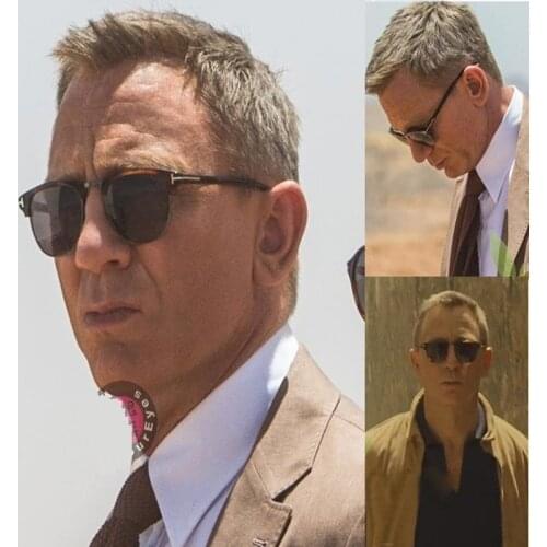 2021James Bond Sunglasses Men Brand Designer Sun GlassesWomen Super Star Celebrity Driving Sunglasses Tom for Men Eyeglasses