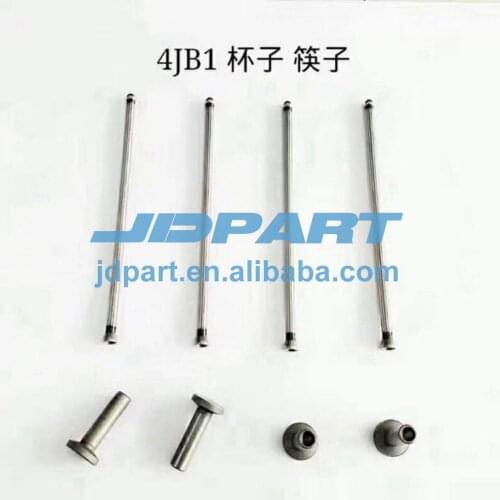 4JB1 push rod and valve tappet For Isuzu
