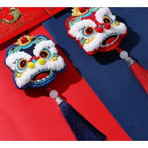 DIY embroidery Peace Lion body protection peace Blessing perfume bag buy one get one other amulet