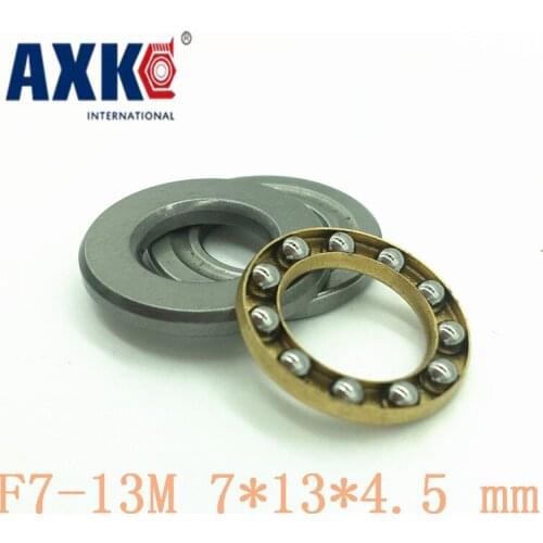 Axk 7*13*4.5 Mm 10pcs Free Shipping Axial Ball Thrust Bearings F7-13mPlane Thrust Ball Bearing Abec5