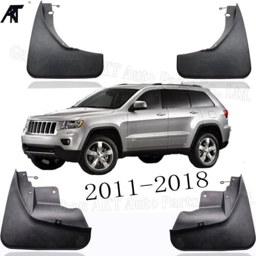 Mudflaps For Jeep Grand Cherokee WK2 2011-2016 Set Front Rear Car Mud Flaps Splash Guards Mud Flap Mudguards 2012 2013 2014 2015