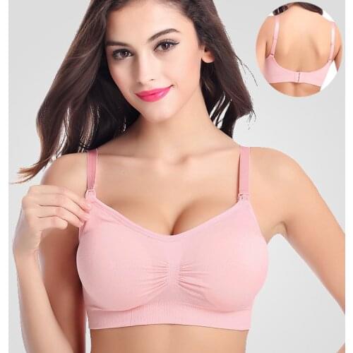 Maternity Bra Breast Pump Special Nursing Bra Hand Free Pregnancy Clothes Breastfeeding Accessories Pumping Bra Can Wear All Day