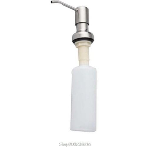 Built in Sink Soap Dispenser for Kitchen Sink 304 Stainless Steel Lotion Dispenser N25 20 Dropship