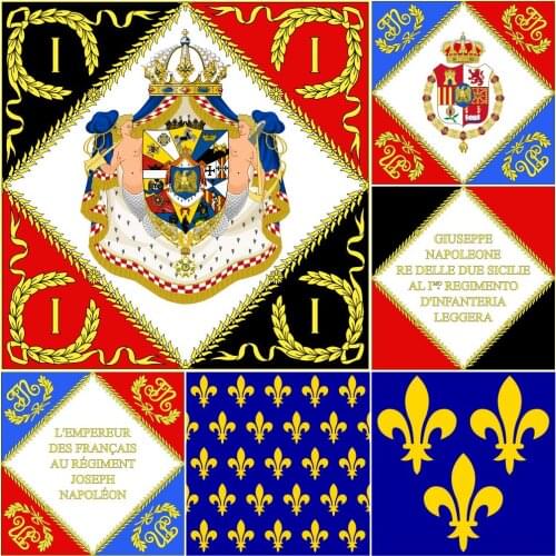 France Overseas Banner Territories Napoleonic Legion Presidential royal Flag 4x4ft 120x120cm Polyester