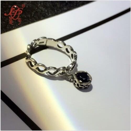 L&P 100% 925 Sterling Silver Mix Macth Rings For Women Hot Sale silver Ring Fashion Punk Style Brand Fine