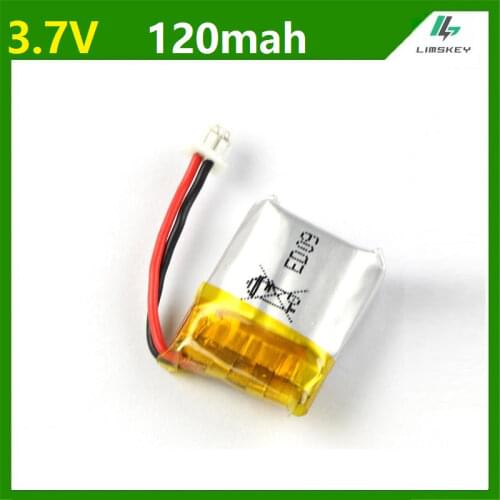 Limskey brand 3.7V 120mAh Lipo Battery For Cheerson CX10 CX-10 CX-10A RC Quadcopter Spare Parts 120 mAh Li-po Battery