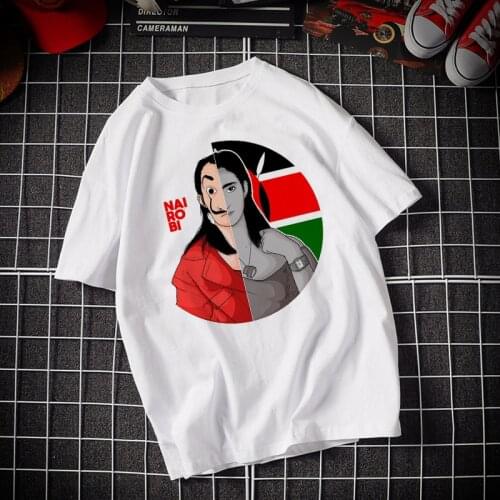 New Money Heist Women La Casa De Papel Tshirt Women Vogue Casual Dali Mask Casa De Papel T-shirt Top The House of Paper T Shirt