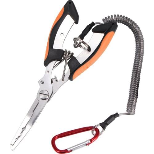 Cutter Scissors Hook Remover Fishing Tool Mini Fishing Pliers High Carbon Steel Open Fishing Tackle Fishing Pliers Fishing Tools