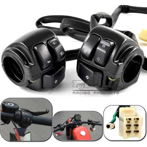 Motorbike Handlebar Control Switch For Harley Softail Dyna Sporster V-Rod 96-12 Horn Turn Signal Headlight Fog Lamp Start Button