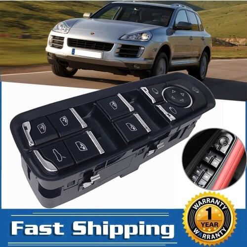 For Porsche Panamera Cayenne Macan Power Master Window Control Switch Button Console 7PP959855C 7PP959858RDML 7PP959858MDML
