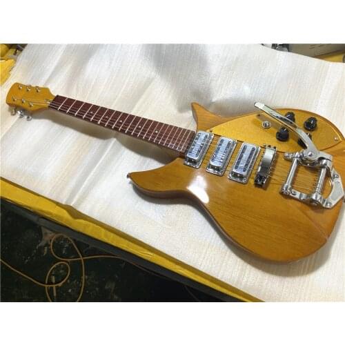 Custom version of the 325 electric guitar alder Wood log gold guard vibrato system can be customized free of shipping