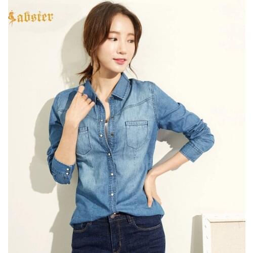 SABSTER Women's Blue Shirts