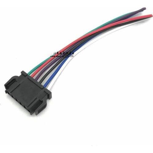 For 2007-2009 Octavia Rear tail lamp plug Tail lamp plug cable 6-hole plug