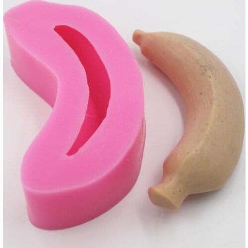 Banana Silicone Soap mold silicone 3d handmade mould DIY Craft molds S605
