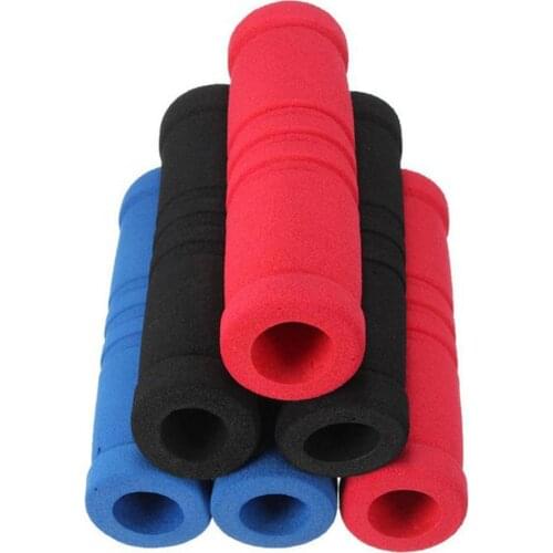 1 Pair Bicycle Grip Rubber Handlebar Mountain Bike Handle High Quality Non-Slip Handlebar Bicycle Parts Bicycle Equipment 12cm