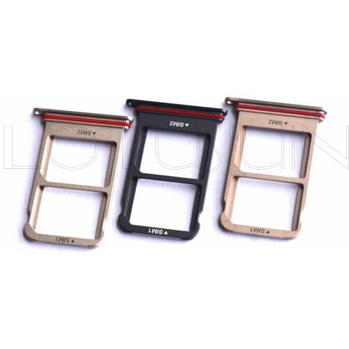 10pcs Nano SIM/ Micro SIM Card reader Tray Holder Micro SD Card Slot Holder Adapter for Huawei Ascend mate 10 pro