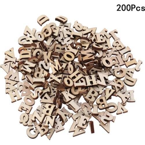 100/200pcs 15mm DIY Doodle Educational Toy Small Natural Wooden Slice Scrapbooking Embellishments DIY Wood Craft Material Decor