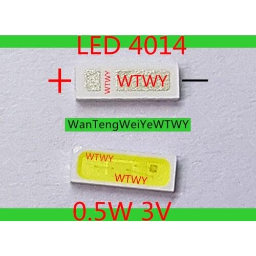 1000pcs OSRAM LED 4014 LED TV Backlight High Power 0.5W 3V LED Backlight Cool white For LED LCD TV Backlight Application