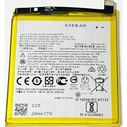 3.8V 3000mAh JE40 For G7 XT1962-1 XT1962-4 XT1962-5 XT1962-6 Battery
