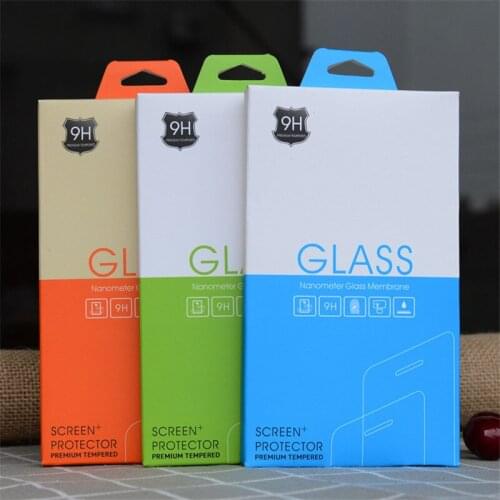 50pcs Empty Retail Package Paper Packaging Box for iphone 11 11pro max Samsung S10+ note10 Tempered glass