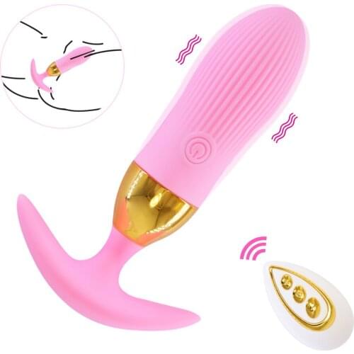 Remote Control Panties Vibrator Anal Plug Wearable Vibrating Eggs Ball Vibrator G Spot Clitoris Massager Adult Sex Toy For Women