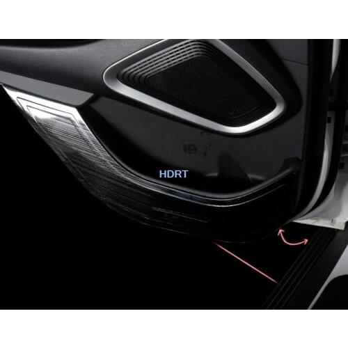 Car door anti-kick pad car decoration interior decorative door anti-kick panel decorative car sticker for Hyundai IX35 2018 2019