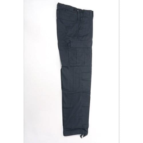 Trousers bdu color black mens military Blue mimeticobianco air soft