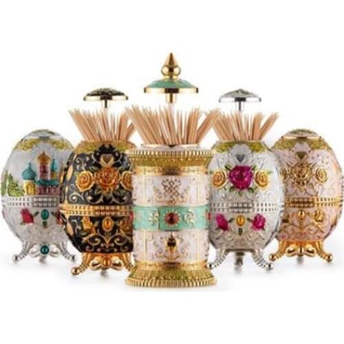 Automatic Toothpick Holder with Bottle Opener Push Style European Auto Toothpicks Case Box for Home Hotel Decoration Fancy Gift