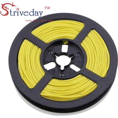 50 meters/roll 164ft 30AWG Flexible Silicone Rubber Wire Tinned Copper line DIY with 10 colors to choose from
