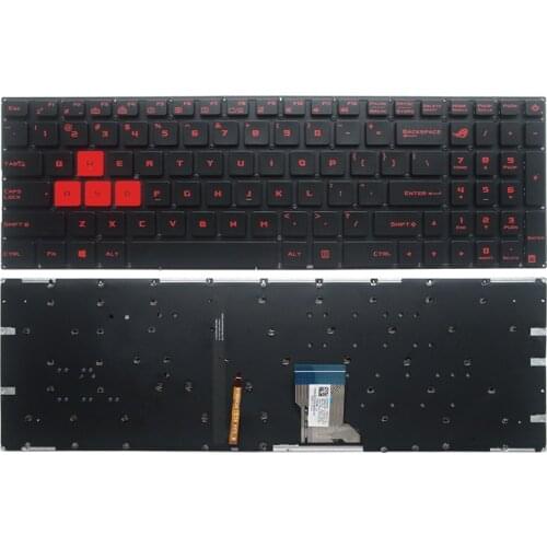 Laptop Backlit Keyboard For ASUS GL502VM FX502 FZX60 GL702 GL753 FX502 GL702VM GL702VS US BACKLIT Standard English Layout