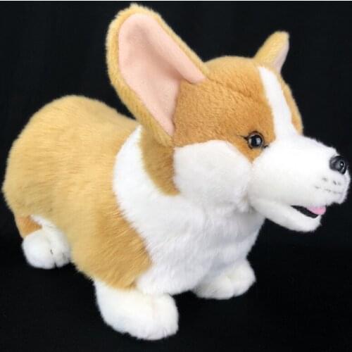 Corgi dog doll children plush toy baby kid Stuffed toy cute Corgi dog animals birthday gift