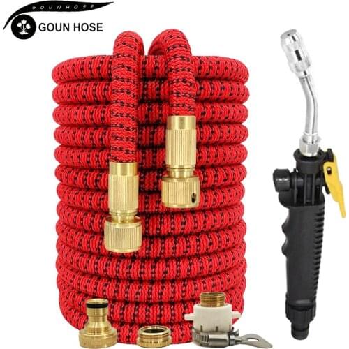 Lightweight Hose Expandable Garden Hose Wear-Resistant flexible High-Pressure Hose Car Wash Water Gun For Watering The Garden
