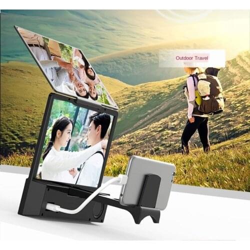 Mobile Phone Screen Magnifier Bluetooth Audio Speaker Cell Phone Amplifier HD Mobile Phone Video Amplifier