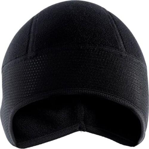 Men Womn Winter Skull Cap Helmet Liner Cycling Beanie Windproof Ear Covers Hat