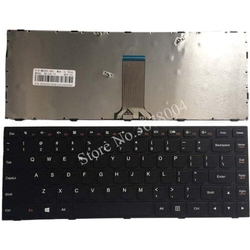 New For Lenovo Flex 2 14 Black Laptop Keyboard English / US Layout