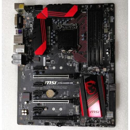 Original motherboard MSI Z170A GAMING M5 LGA 1151 DDR4 64GB USB2.0 USB3.0 USB3.1 Z170 Desktop motherboard