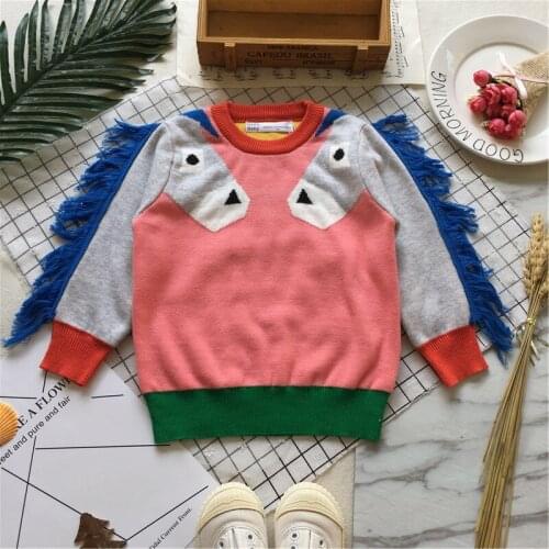 Tonytaobaby Autumn Clothing New Style Baby Color Handmade Sweater Baby Sweater