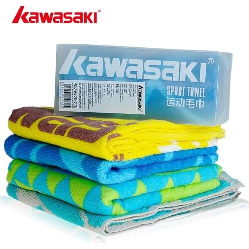 Kawasaki Sports Towel Fitness Sweat Speed Dry Badminton washcloth Men And Women 100% Cotton