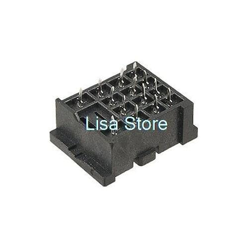 PYF14A PCB 14 Pin Relay Socket Base for MY4NJ HH54 MY2NJ Power Relay
