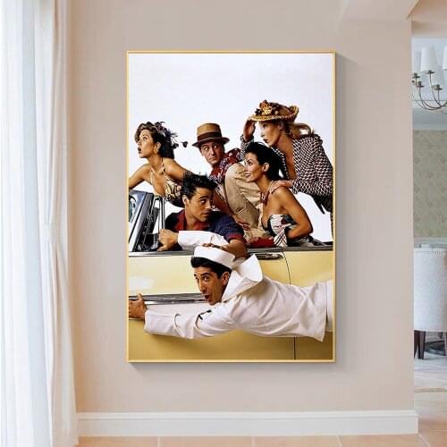 SP092 Silk Cloth Wall Poster FRIENDS TV Show PHOTO Art Home Decoration Gift