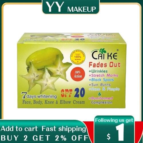 CAIKE herbal whitening for face body knee & elbow dark skin anti spot fades out cream 15ml per pcs