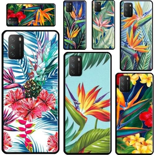 Tropical Paradise Hawaiian Birds For Xiaomi Mi Note 10 Lite Mi 11 Ultra 9T 10T Pro A3 Phone Case For POCO F3 F2 M3 X3 Pro