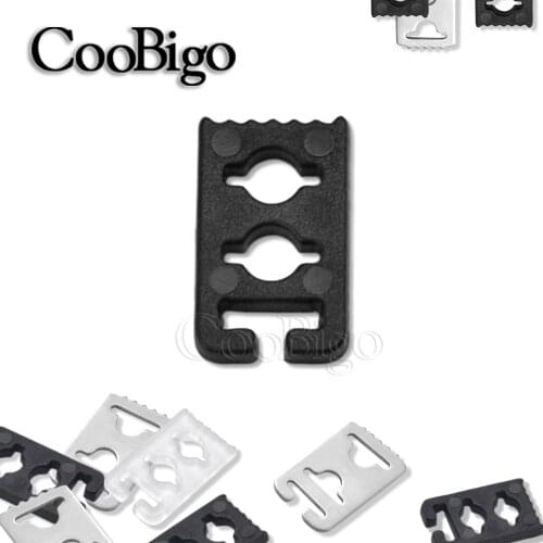 20Pcs Lazy Shoe Laces Buckle Convenient Tieless Lace No Need Tie Flat Shoelaces Metal Buckle Fit All Shoelace Wholesale